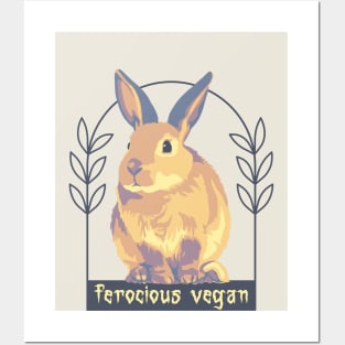 Ferocious Vegan Posters and Art